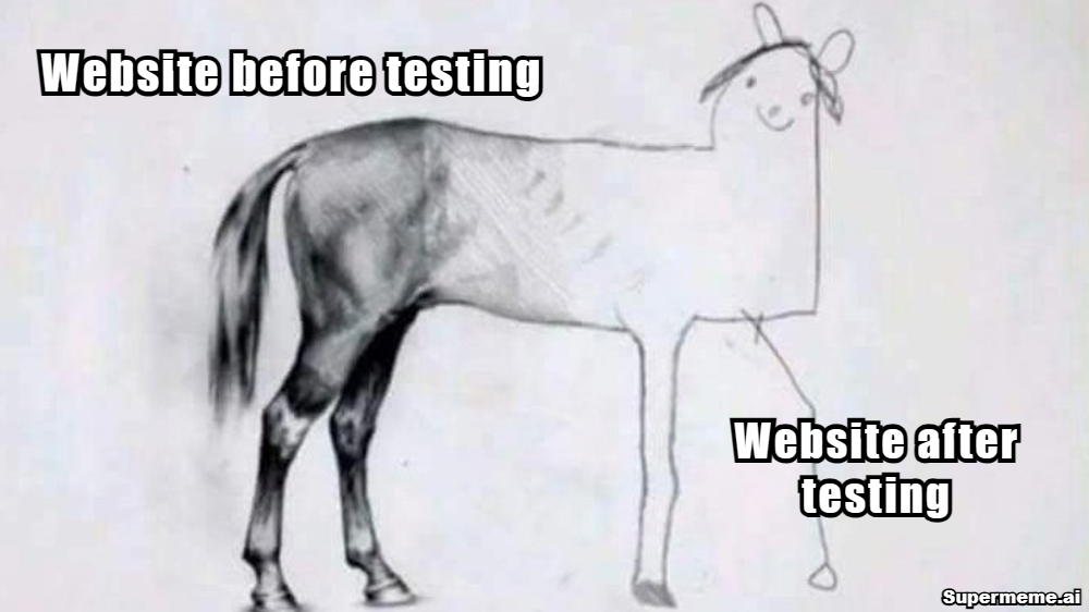 Considere probar su sitio web