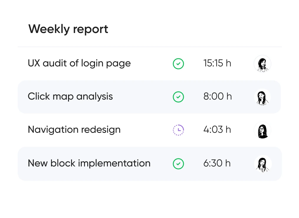 Trabajamos transparentemente