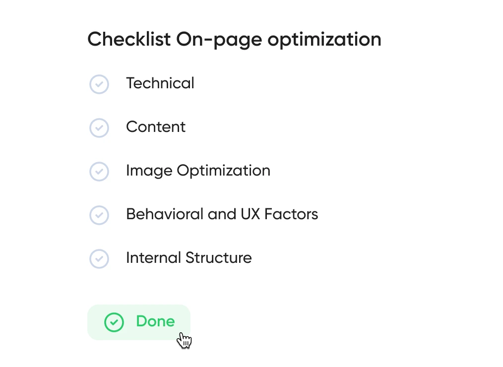 Estrategia y optimización on-page